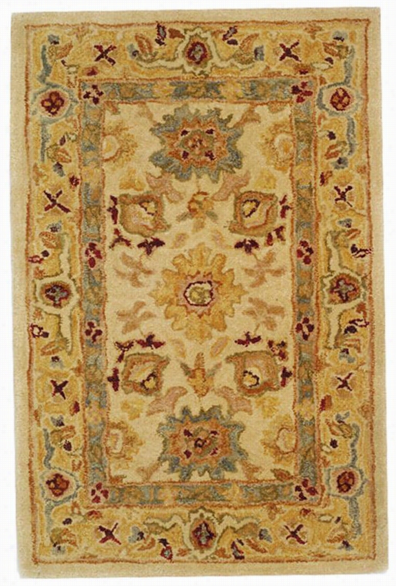 Malatya Area Rug - 3'x5', Iv Ory