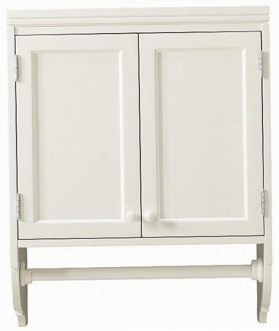 Marthha Stewart Living  Laundry Storage Wa Ll-mounted Caabinet With &&nbsp;removable Clothing Rod - 30""hx24""wx12"&quit;d, Picket Fenece