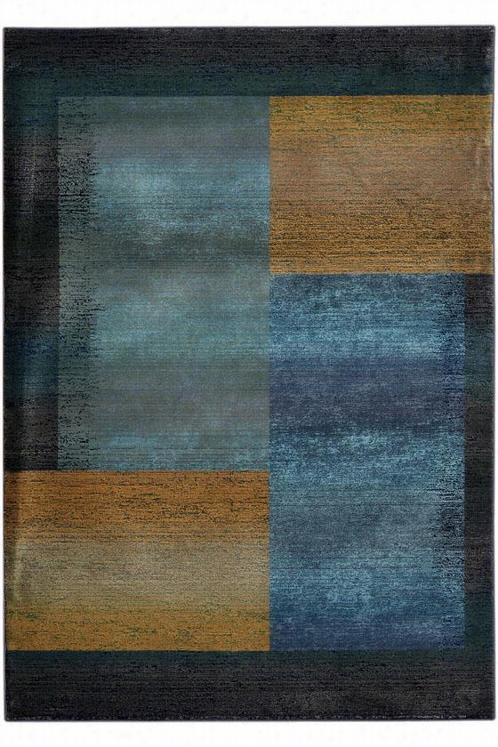 Oriental Wweavers Shado Wplay Rug - 5'3""x7'6"", Blue