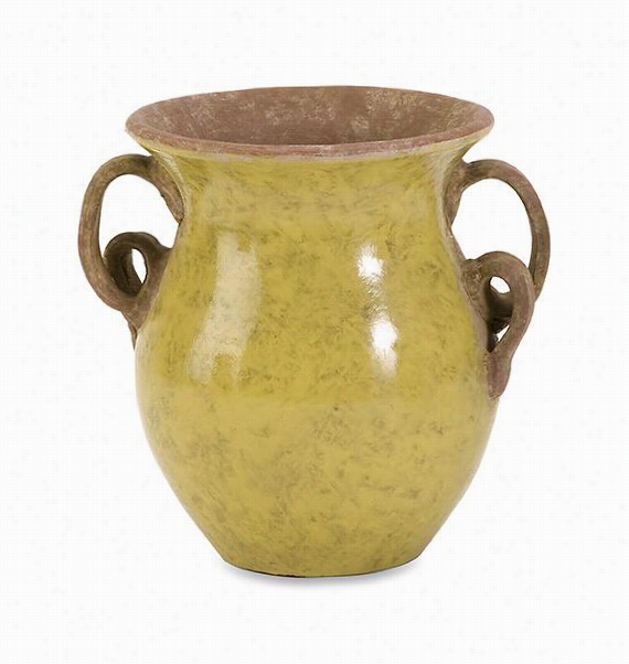Pr A Vuil Handmade Vase - Small,yellow