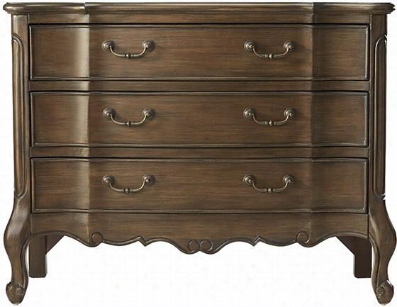 Sadie 3-drawer Cabinet - 32.7""hx42.5""w, Brown