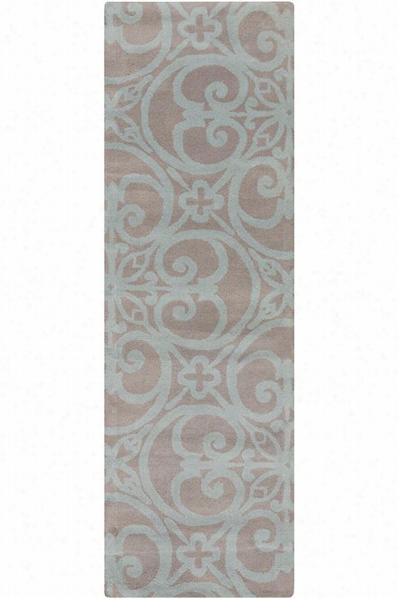 Setermoen Area Rug - 2'6""x8', Turquoise