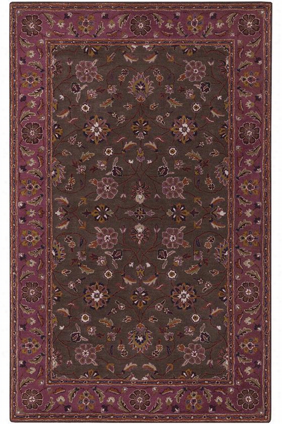 Srtlnd Area Rug - 9'x2', Chocolate Brown