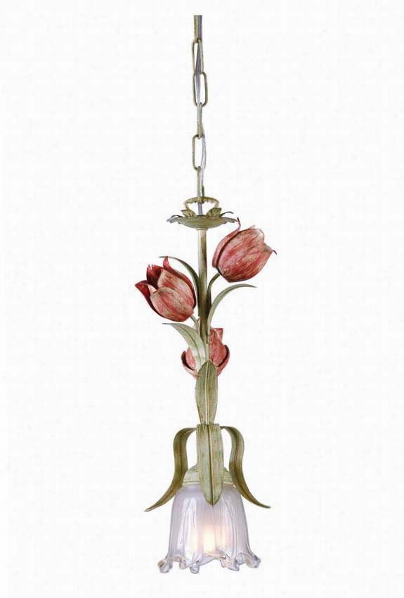 Southport Pendant - 1-li9ht, Sage Rose