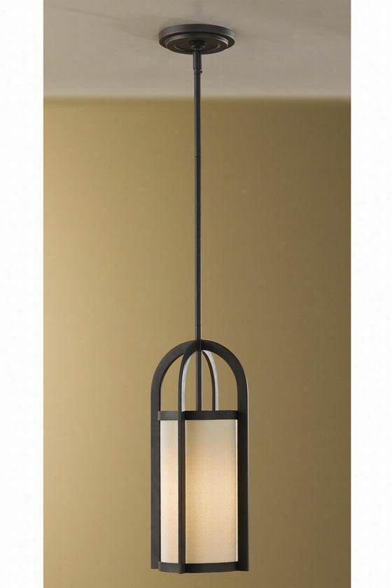 Stell E Mini Pendant - 17"&qjot;h X 7..25" ;"w, Oil Rub Bronze