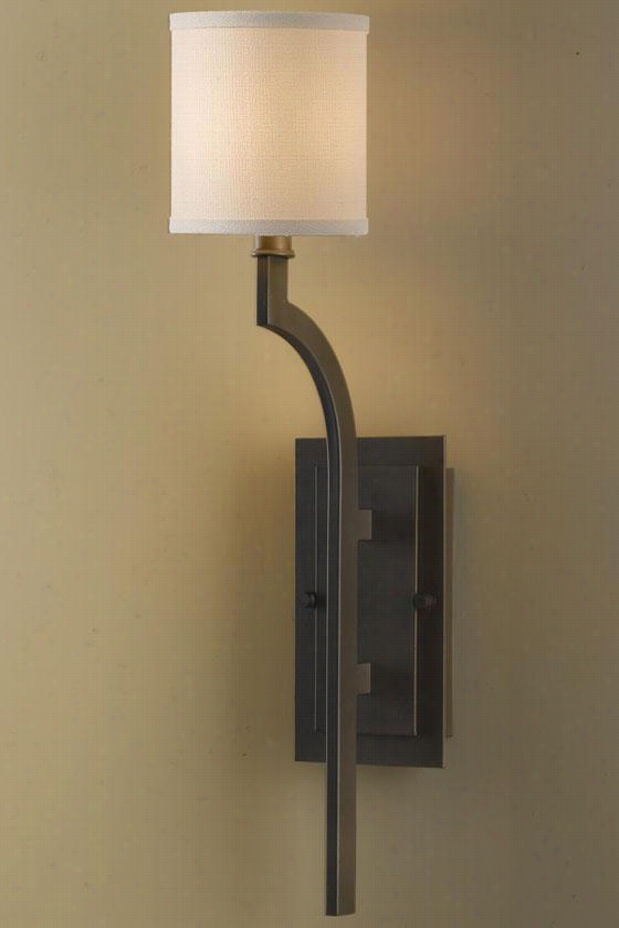 Stelle Awll Sconce - 22.75""h X 4.75"", Oil Rub Bronze