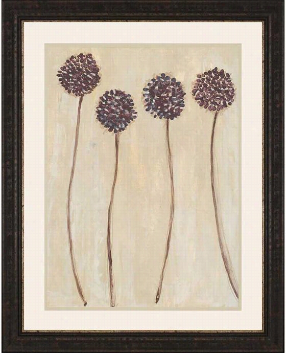 Tall Alliums Wall Art - 52""hx42"&uqot;wx1""d, Dan Brennan