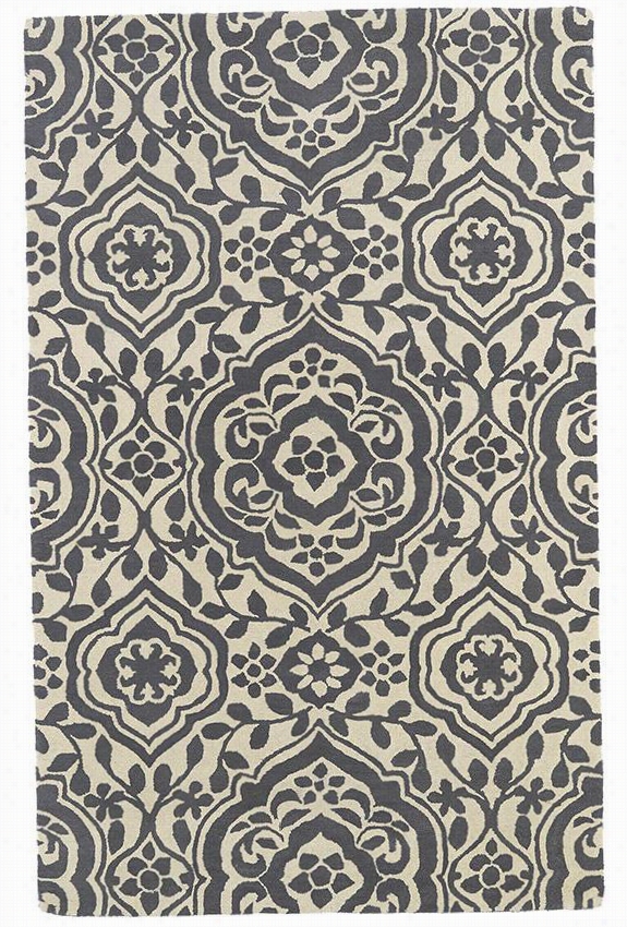 Ten Eriff E Area Rug - 9'6""x13', Ggray