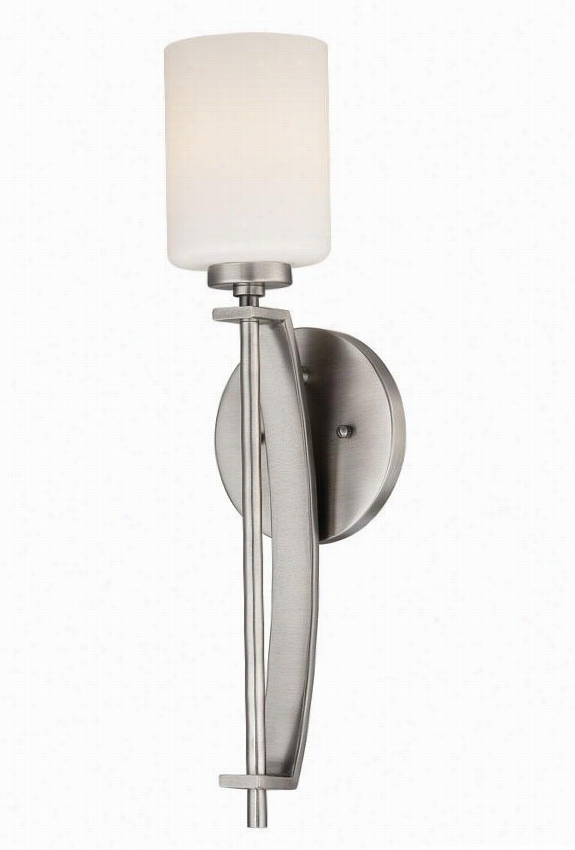 Trruman Wall Sconce - 1light, Nickel