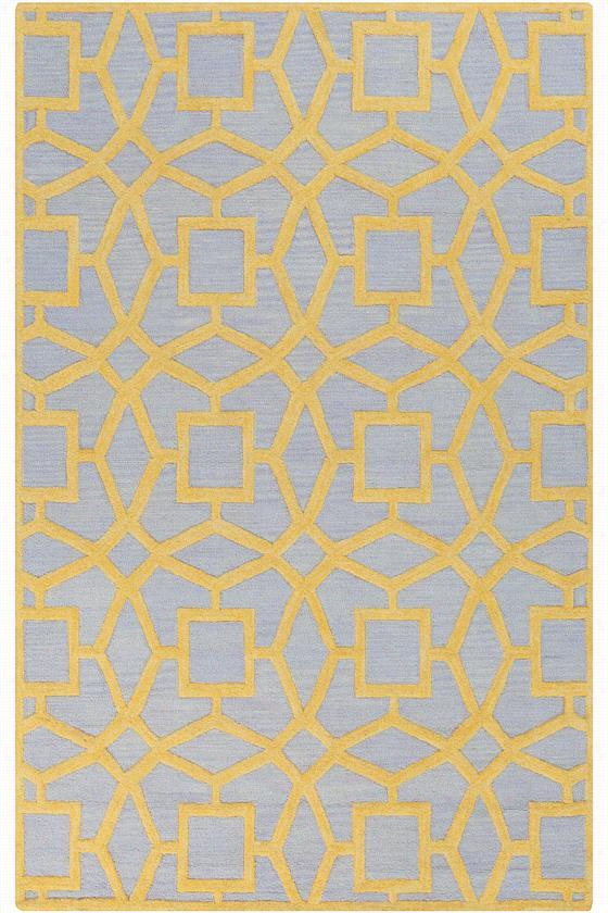 Virgo Area Rug - 2'x3', Yellow