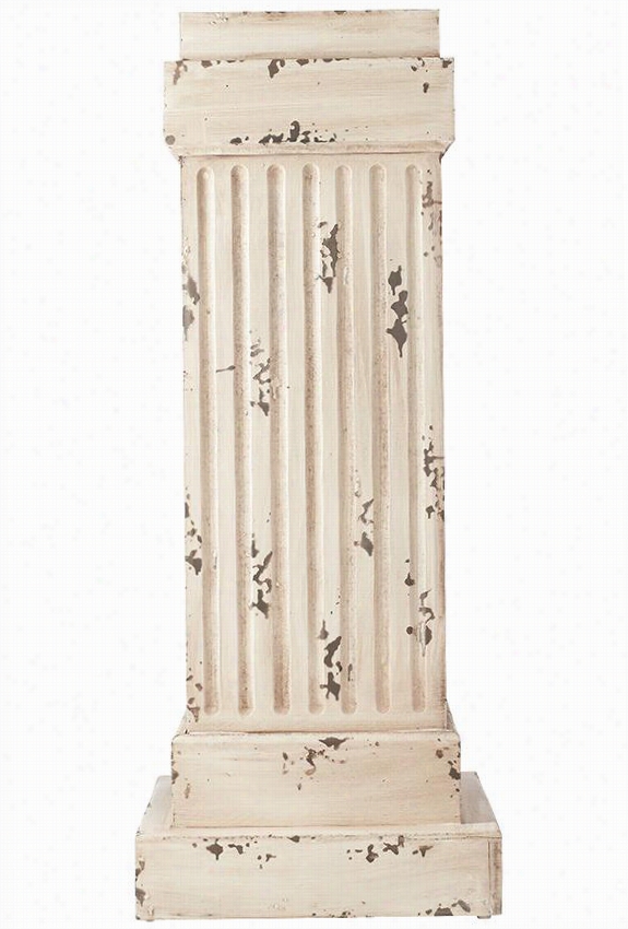 Apollo Pedestal - 17""sqx42.5""h, Ivory