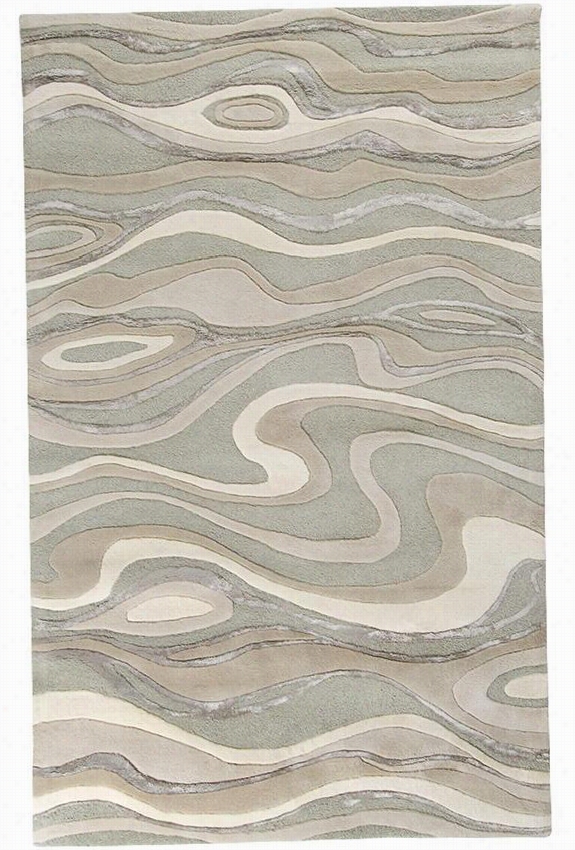 Beech Area Rug - 5'x8', Grey