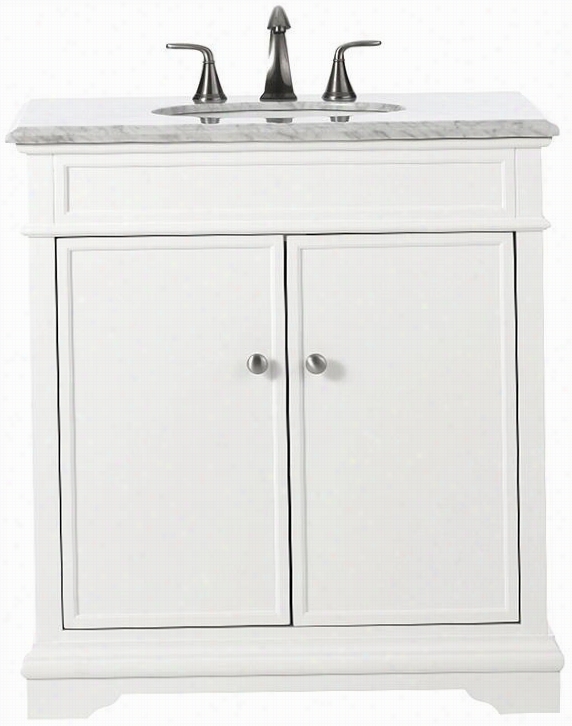 Belvedere 31&qut;"w Single Vanity - 34"&qot;hx31""wx22""d, White