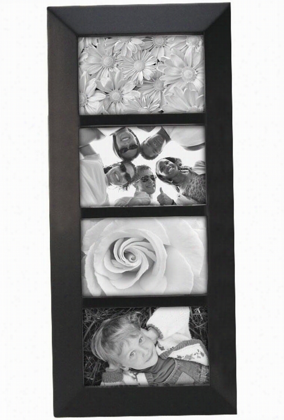 Berkeley Collage 4-opening Picture Frame - 18.7hx1wz8d , Negro