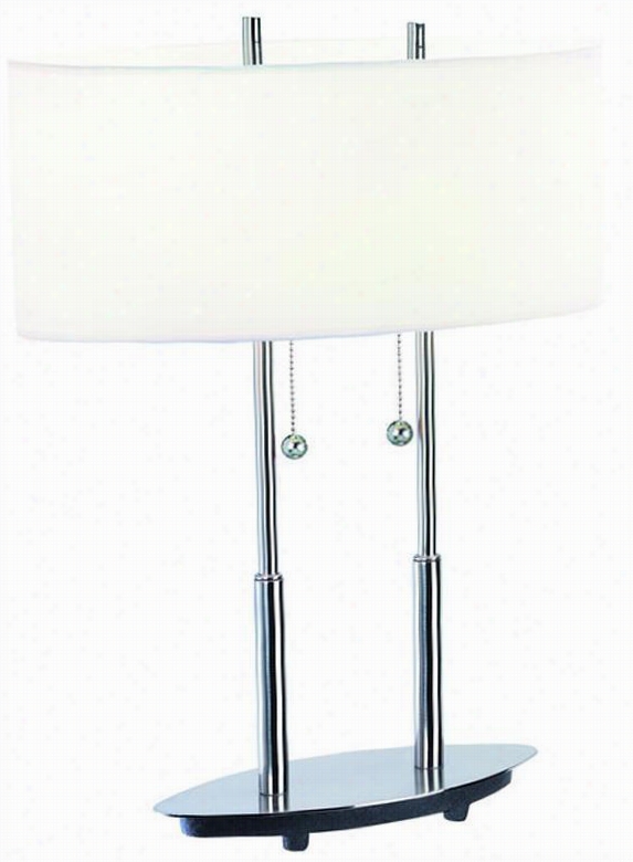 Bliss Table Lamp - 20""hx10.5""d, Silve R