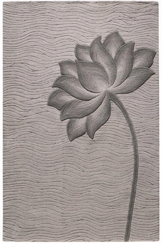 Bloom Rug - 2'6""x4'6"", Gray