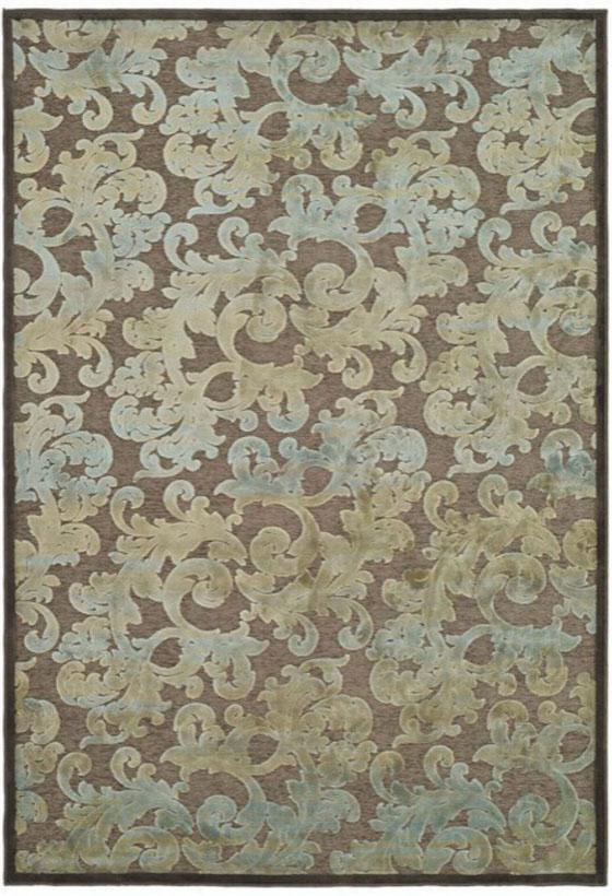 Clairmont Superficial Contents Rug - 4'x5'&7quot;", Brown