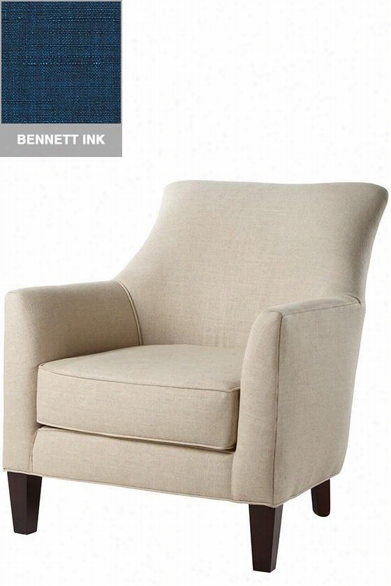 Custo Maccent Armchair - Espresso, Bennett Ink