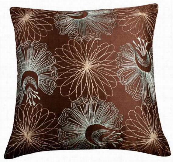 Dresden  Pillow - 18x18, Brown