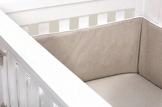 Finn Baby Crib Bumper - 11""hx52""wx28" "d, Beige