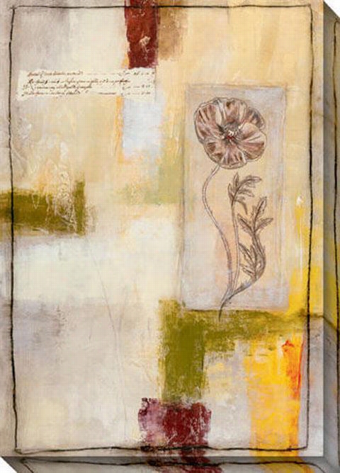 Flora Iv Canvas Wall Trade - Iv, Ivory