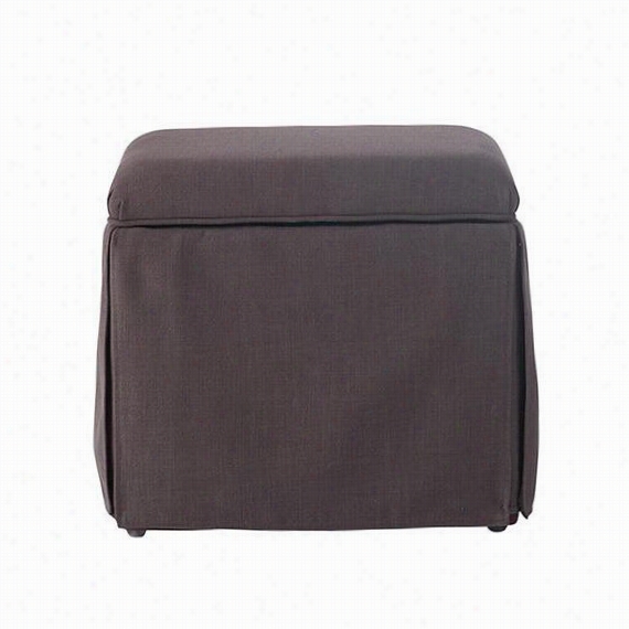 Hartman Vanity Stool - 18""hx20""wx16""d, Grey Linen