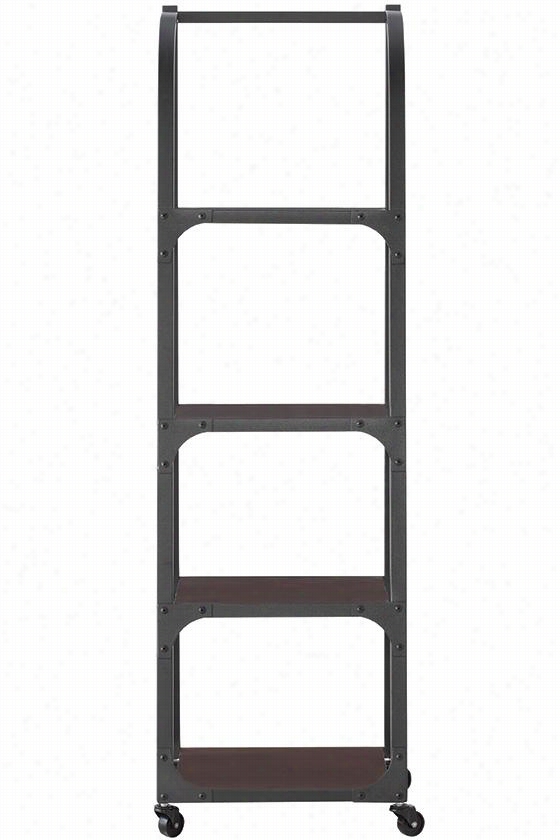 Industria Empire Ladder Bookcase - 60" ;"hx21.25""w, Murky