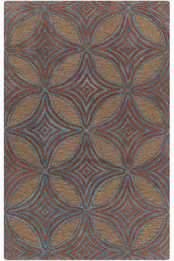 Kauhava Area Rug - 2'6""x8', Coral