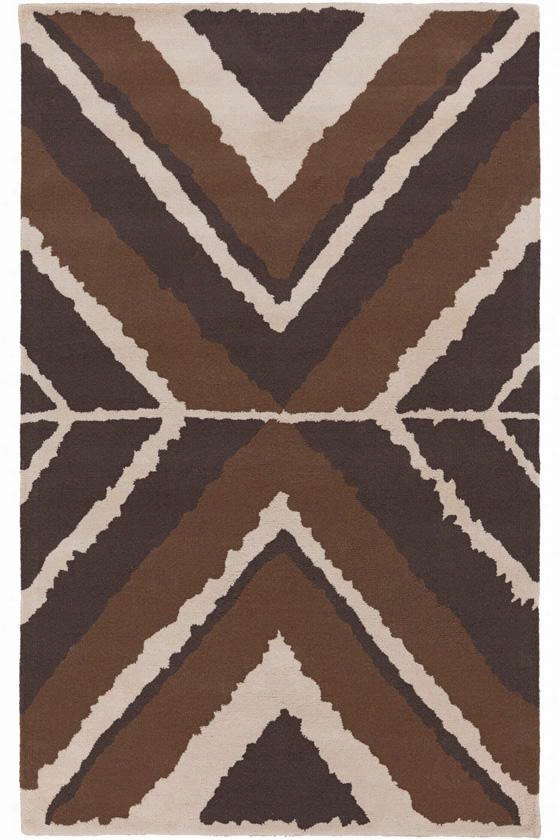 Kenitra Arda Rug - 5'x8', B Rown