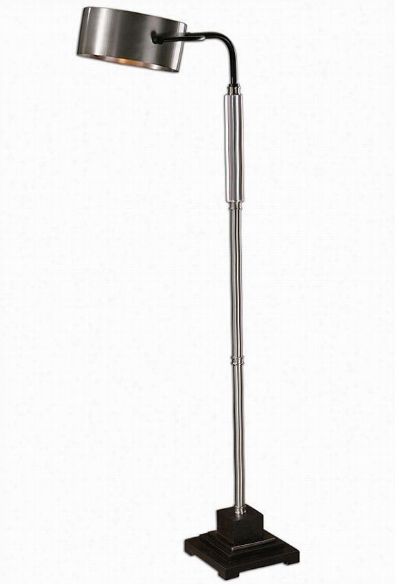 Maxum Floor Lamp - 56.5""hx10""daime, Antique Chocolate Bronze