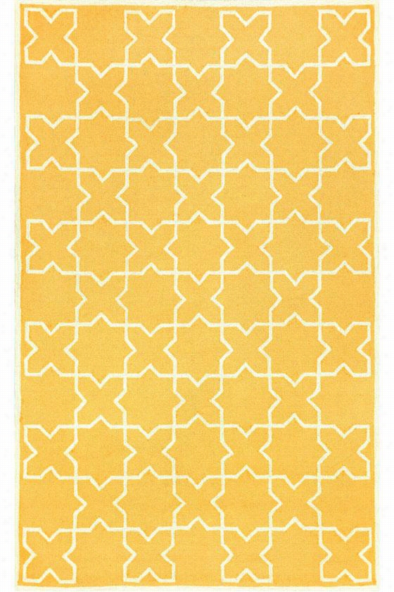 Moroccan Aareea Rug - 2x3', Yellow