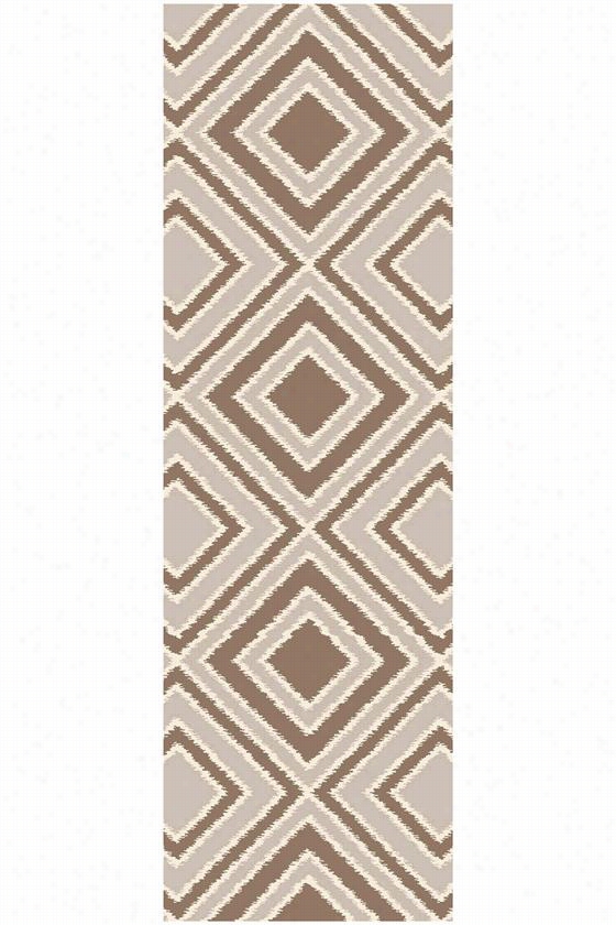 Oconee  Yard Rug - 2'6""x8', Be Ige