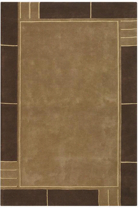 Plaza I Area Rug - 5'9"" Roune, Brown