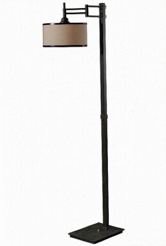 Prescott Flopr Lamp - 65""hx20.75&quto;"diam, Chocolate Bronze