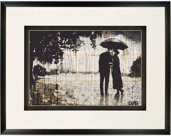 Rainy Day Rendezvous Wal Art - 28""hx36"&quuot;wx2""d, Loui Jover