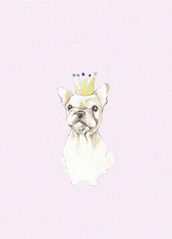 Regal Frenchie Wall Art - 24""hx18""wx1.5&q Uot;"d, Anna Burnett