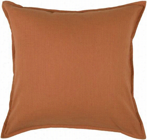 Rmoi Pillow - 18"" Square, Orange