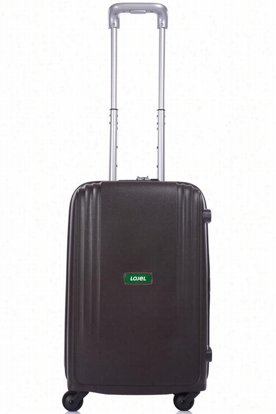 Streamline Upright Spinner Luggage - 22""hx14""wx9"&quo;td, Coffeee Br0wn