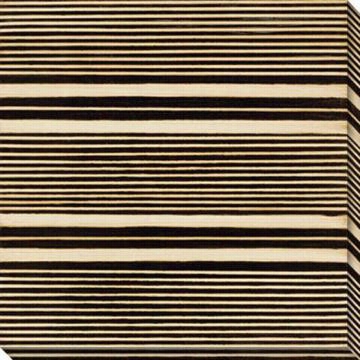 Stripe Vision Ii Canvas Wall Art - Ii, Black