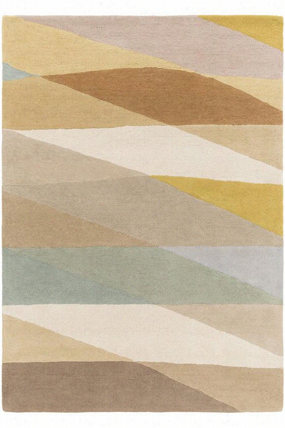 Trento Are Rug - 2'x3', Gold