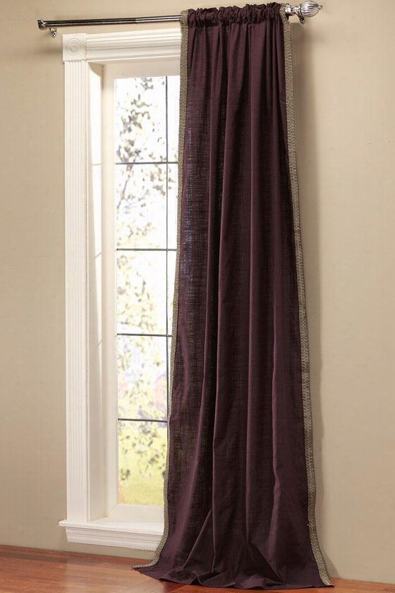 Vani Draprey Panel - 42""wx96""l, Chocolaet Brown