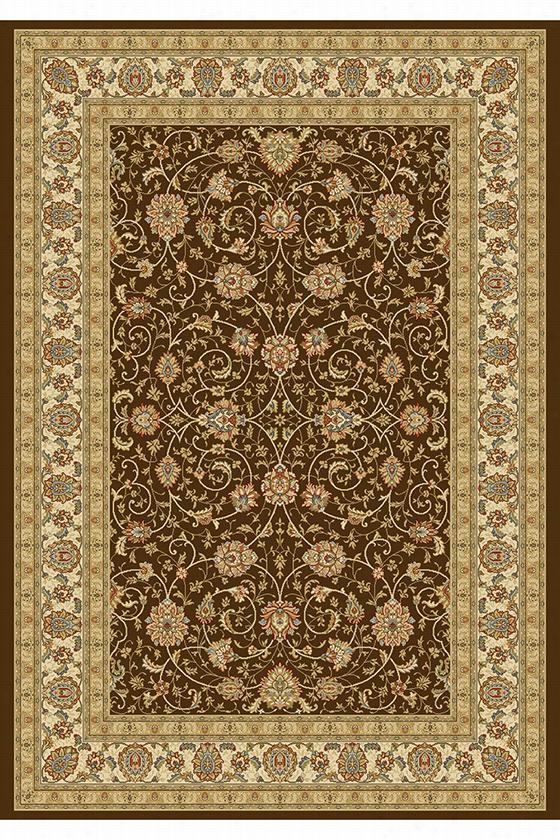 Vaughan Area Rug - 2'2"&suot;x7'7"";runner, Chocolate Brown