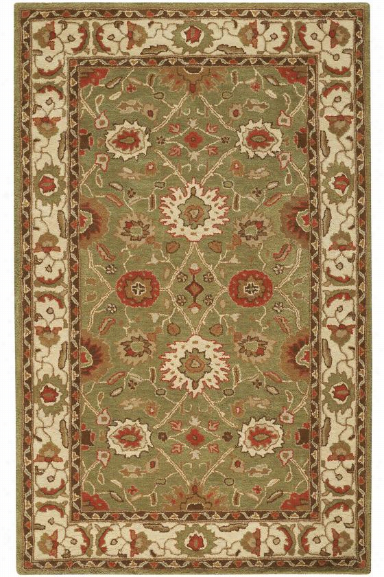 Wells Area Rug - 2'x3', Leaf Grene