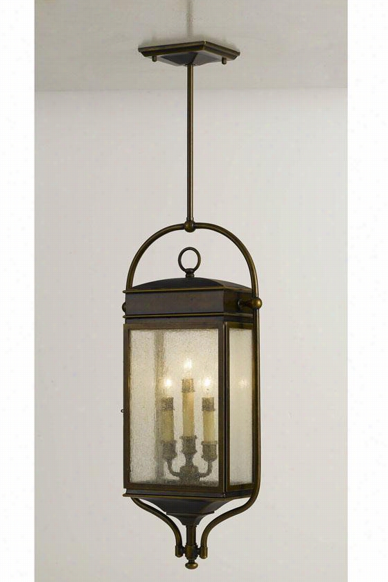 Wilhhelm All-weather Outdoor Patio Pendant - 27.5""h X 5.5""w, Astral Bronze