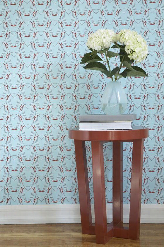 Alto Tempaper Wallpaper Collection - 11yds X 20.5""w, Caribbean Blue