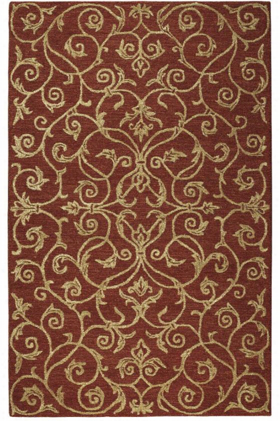 Berkley Area Rug - 6''x9', Red