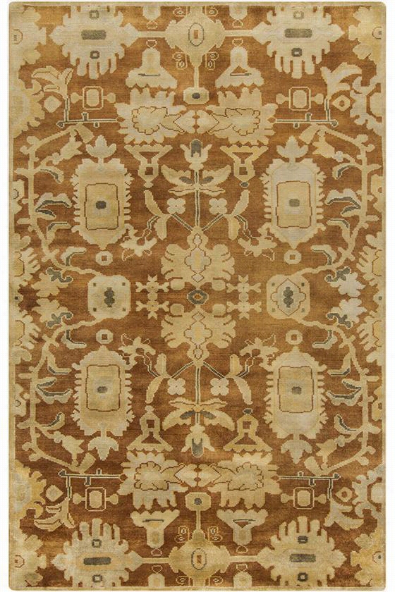 Button Area Rug - 5'6&qout;"x8'6"",, Copper