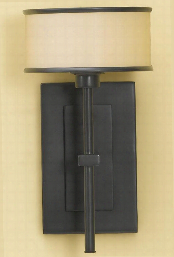 Casual Luxury Sconce - 11.25""h X 6..5&auot;"w, Bronze