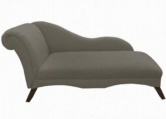 Custom Bingham Upholstered Lounge - 30""hx61""wx26""d, Twill Grey