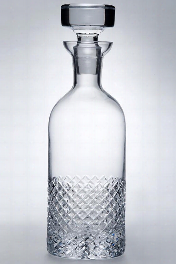 Diamond Whiskey Decanter - Non-personalized Mongarm, Clear